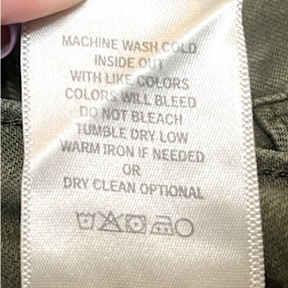 Vervet Army Green Distressed Jeans - Picture 8 of 13